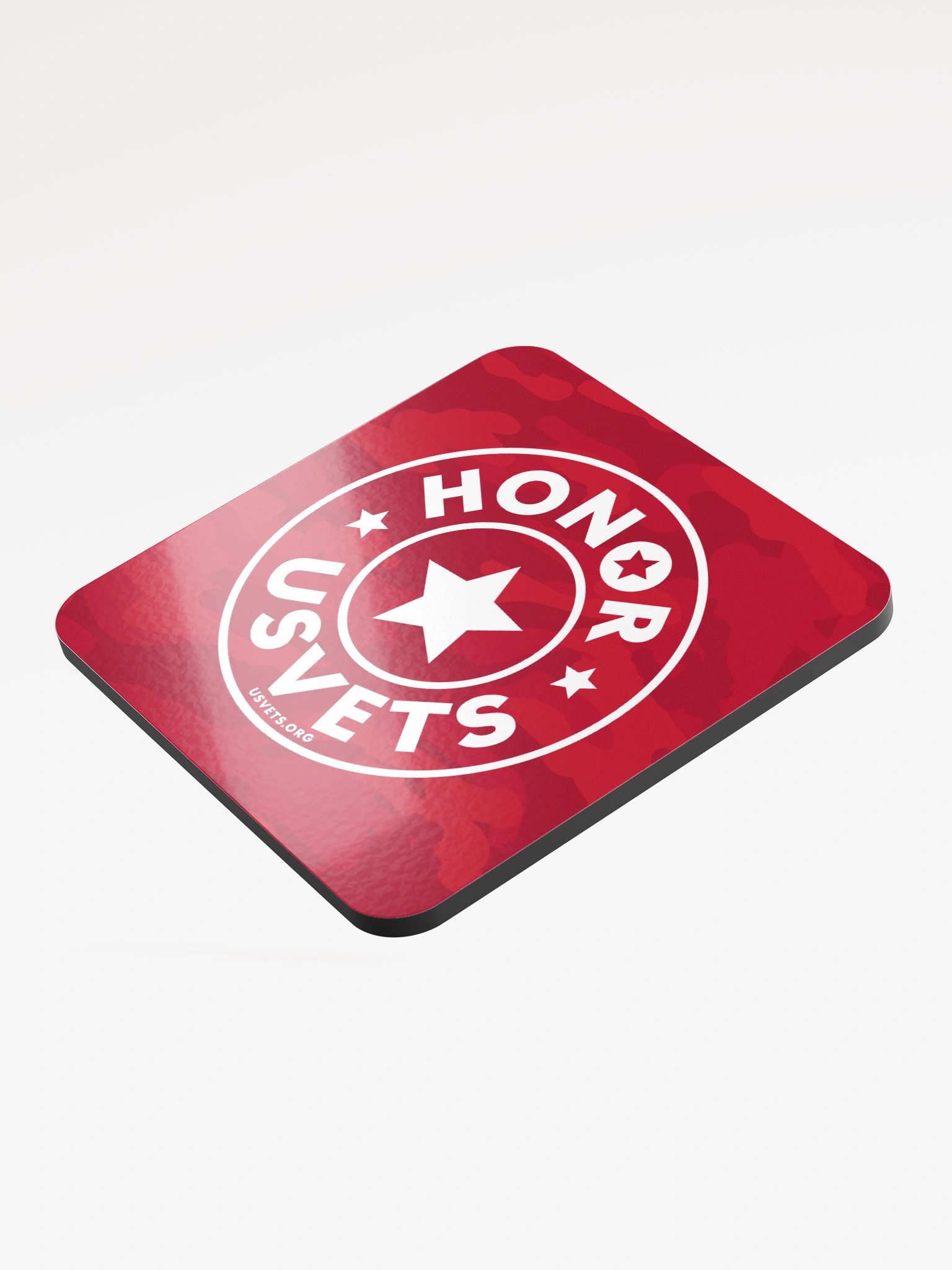 HONORUSVETS - RED CAMO COASTER product image (3)
