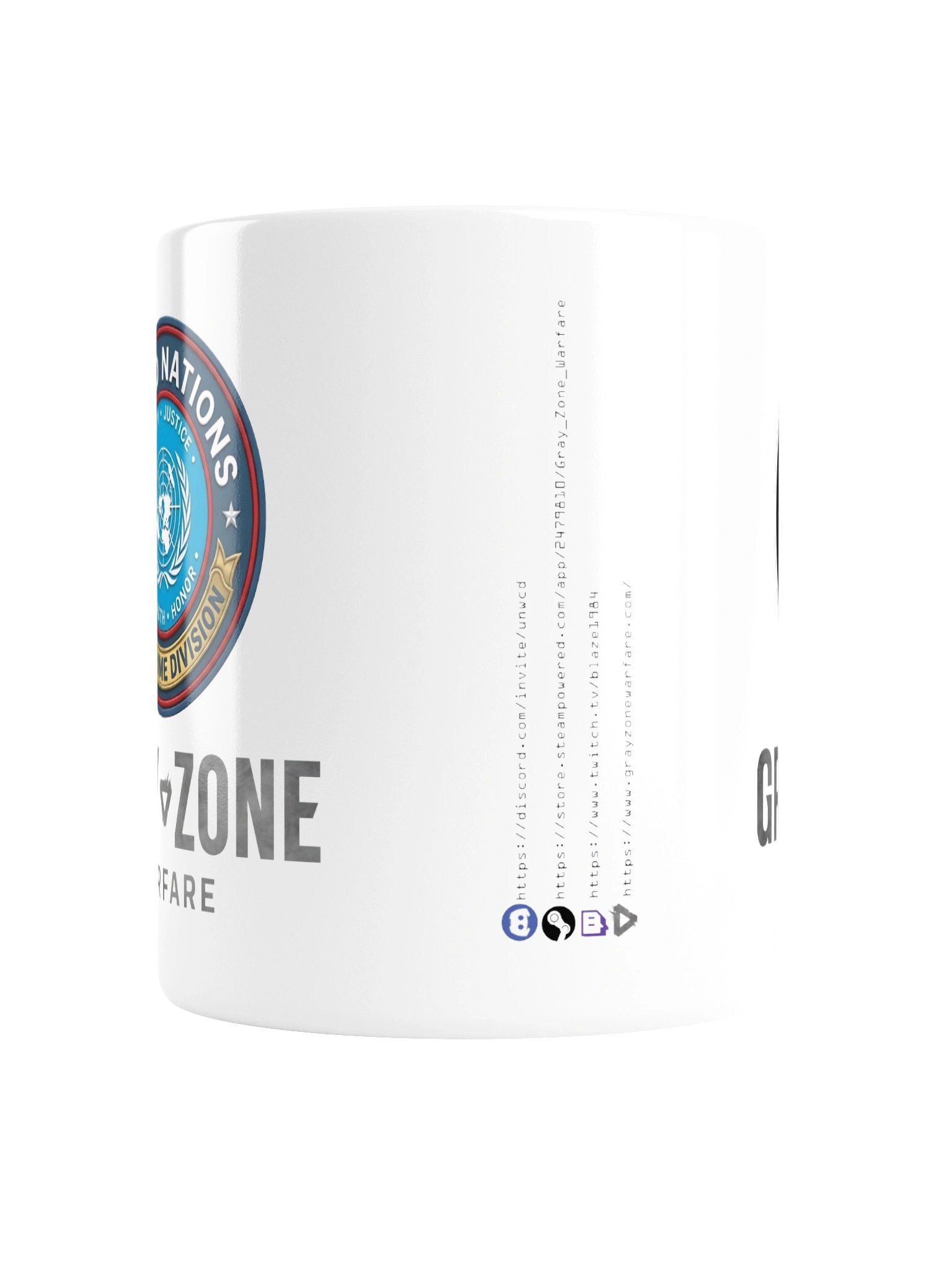 UNWCD/MSS White Mug - Smoke GZW product image (2)