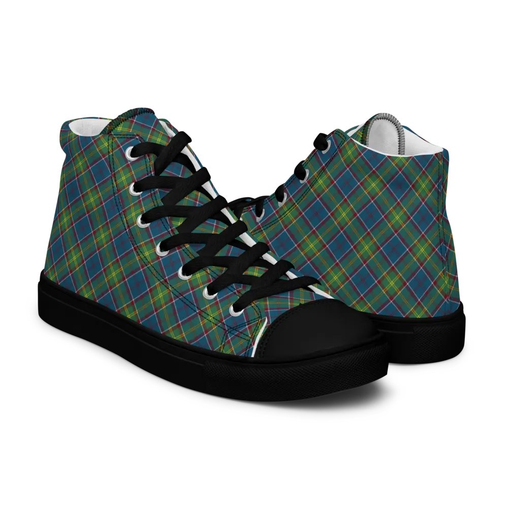 Ayrshire Tartan Men's High Top Shoes product image (7)