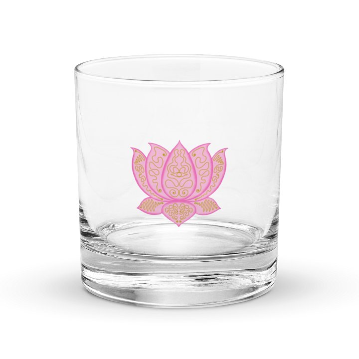 Golden Lotus Eye Rocks Glass Set product image (1)