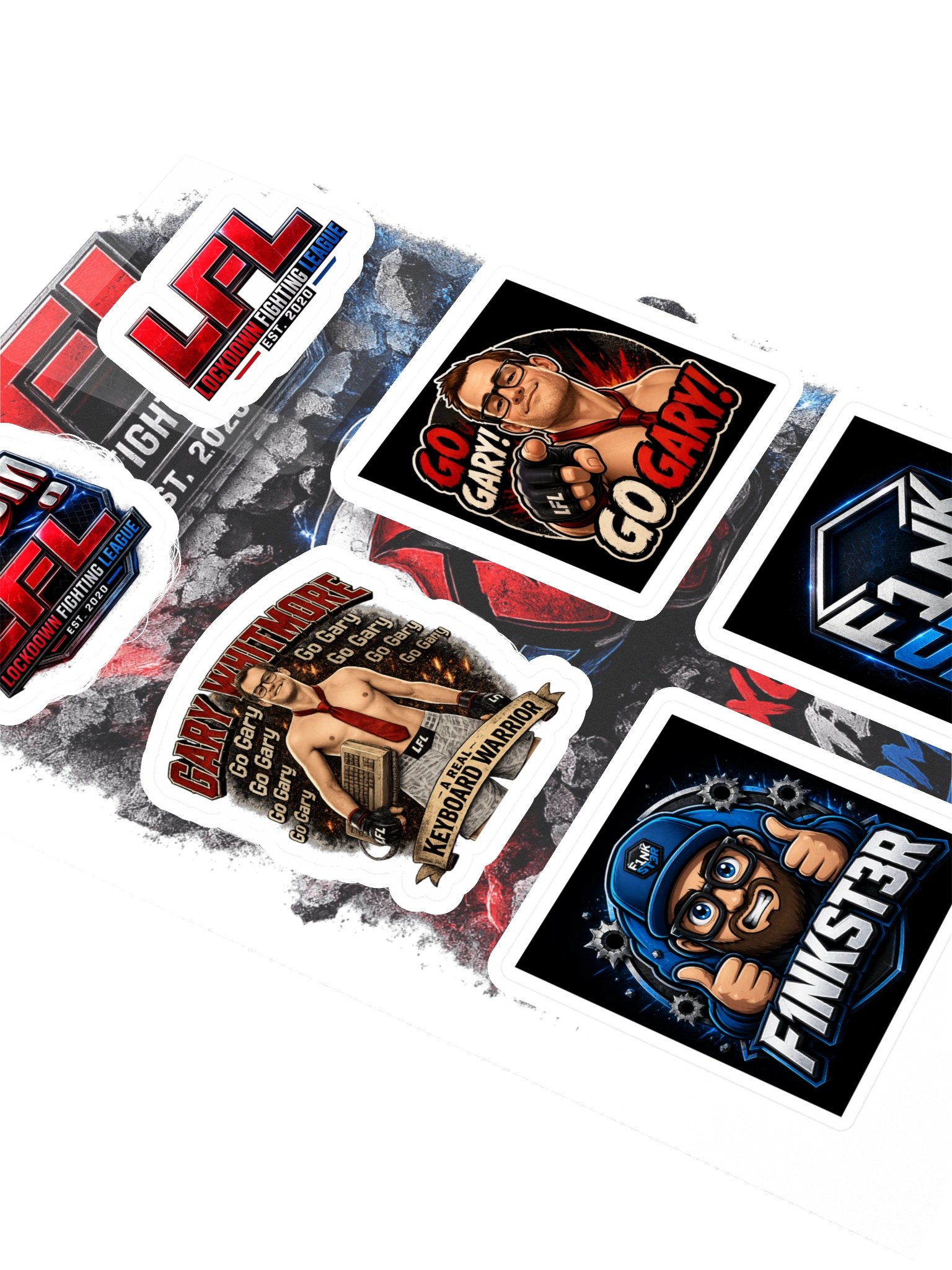 LFL & F1NKST3R Sticker Sheet product image (2)