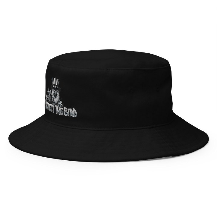 #ProtectTheBird Black & White Bucket Hat 🦅🖤 (Embroidered) product image (2)