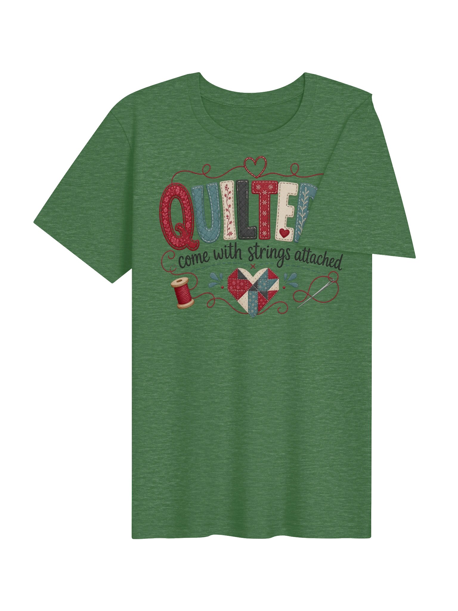 Quilters Come With Strings Attached Tee product image (5)