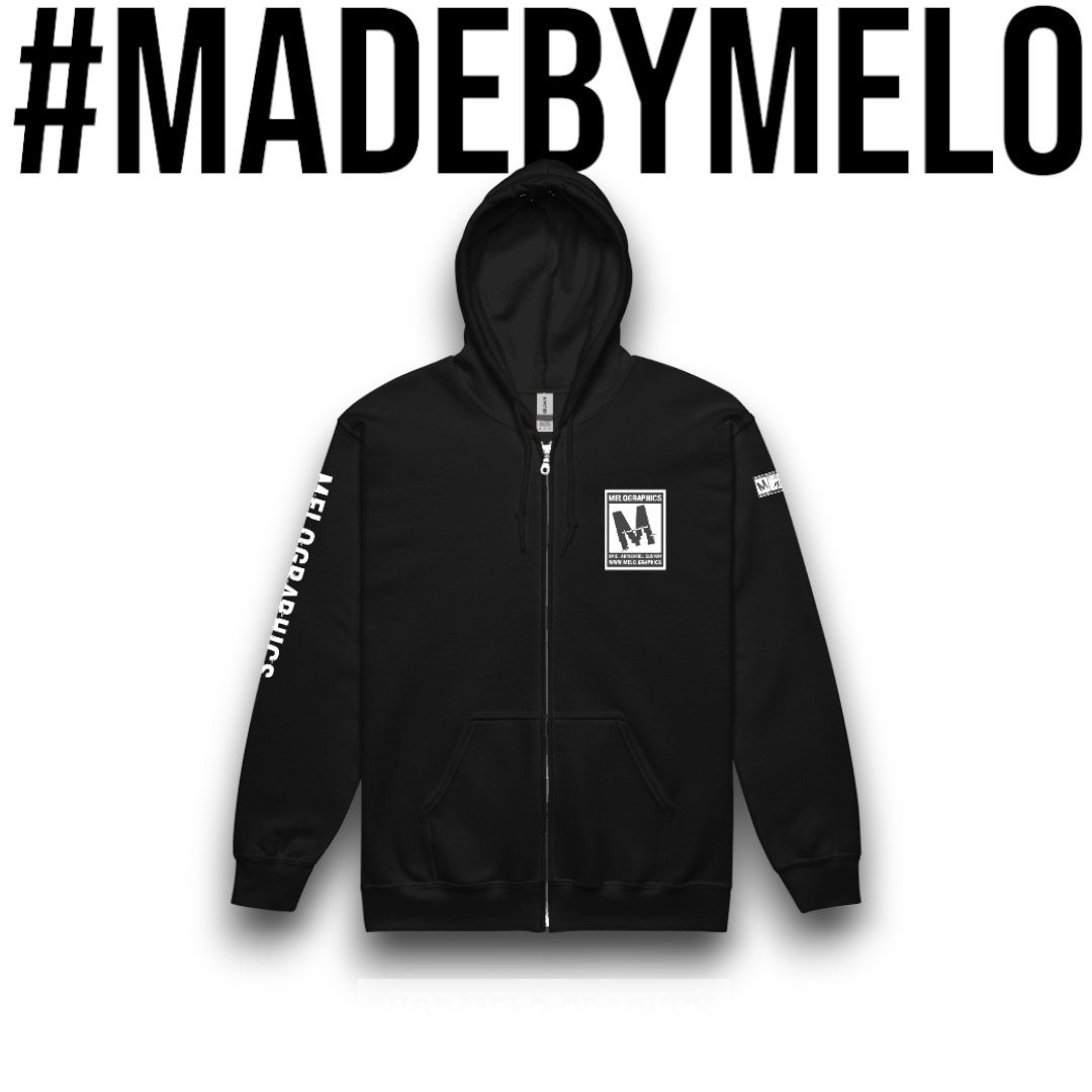 MELOGRAPHICS - Classic Zip Hoodie | #MadeByMELO product image (8)