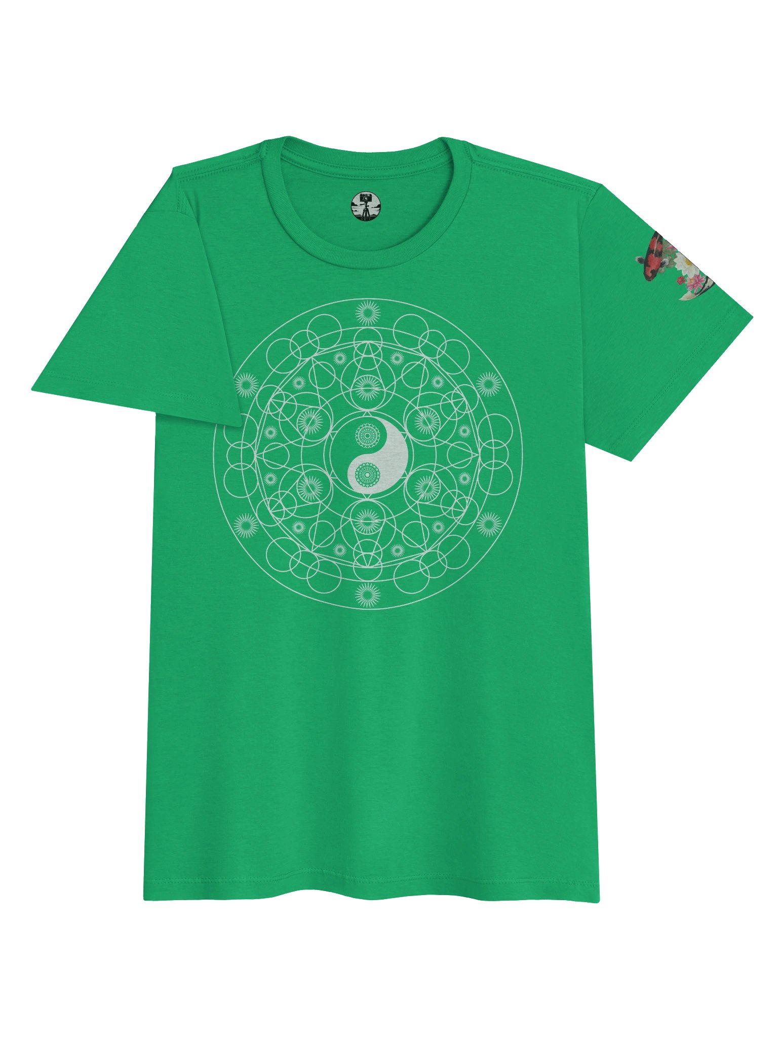Ying & Yang Koi Zen Womens Shirt product image (14)