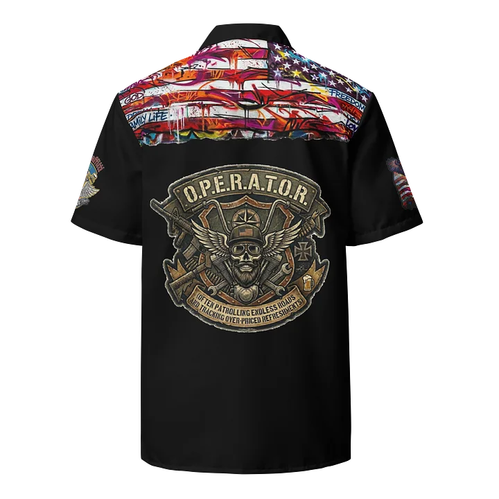 MötoGraffitti O.P.E.R.A.T.O.R. Club Shirt (the 250 yr USA Anniversary vers) product image (2)