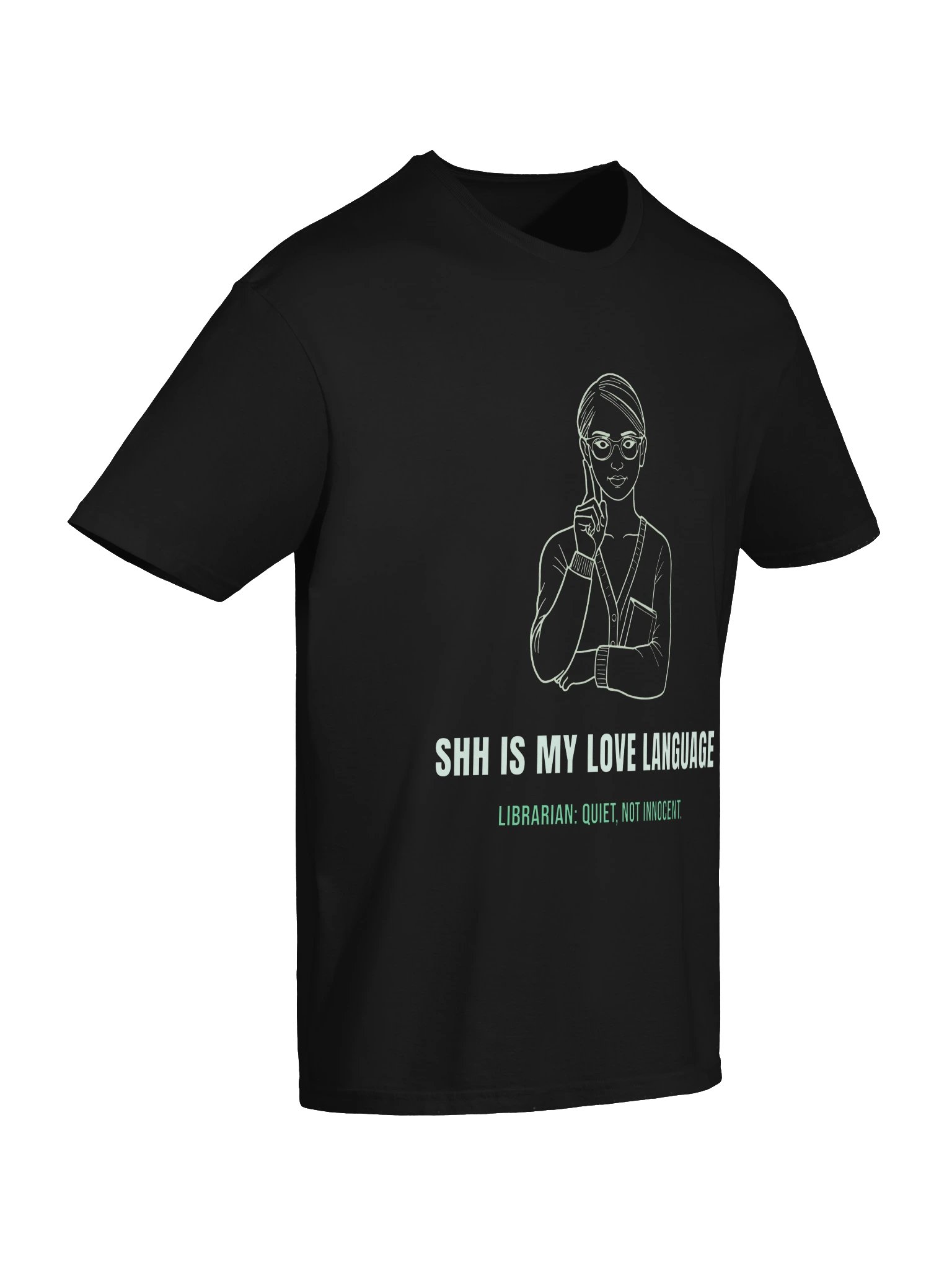 Funny Librarian Shirt – Shh Is My Love Language product image (6)