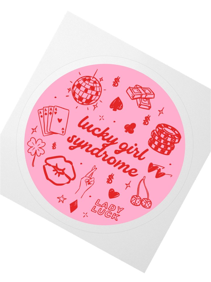 'Lucky Girl Syndrome' Sticker product image (2)