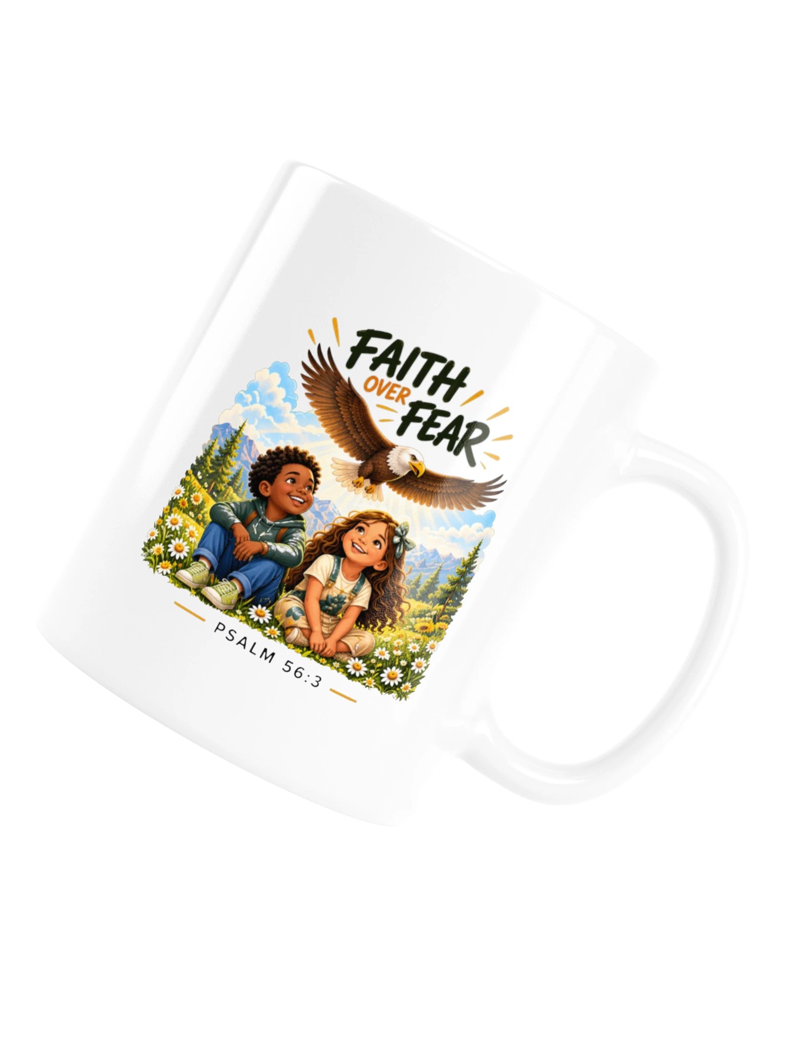 Faith Over Fear — RBF Eagle Mug product image (6)