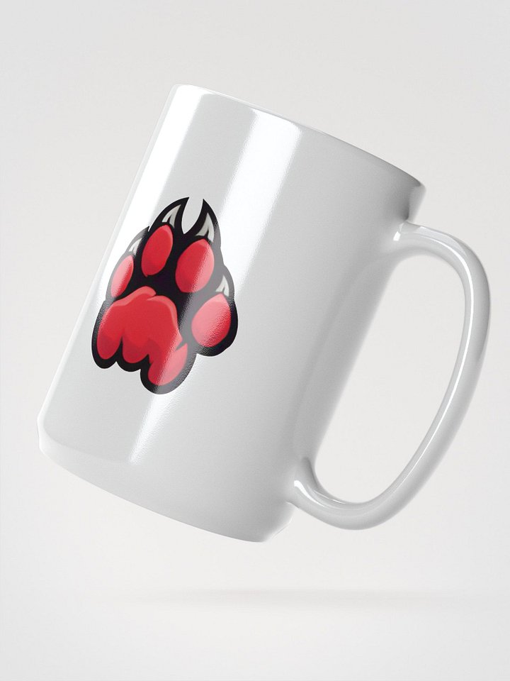 Paw Print White Glossy Mug product image (2)