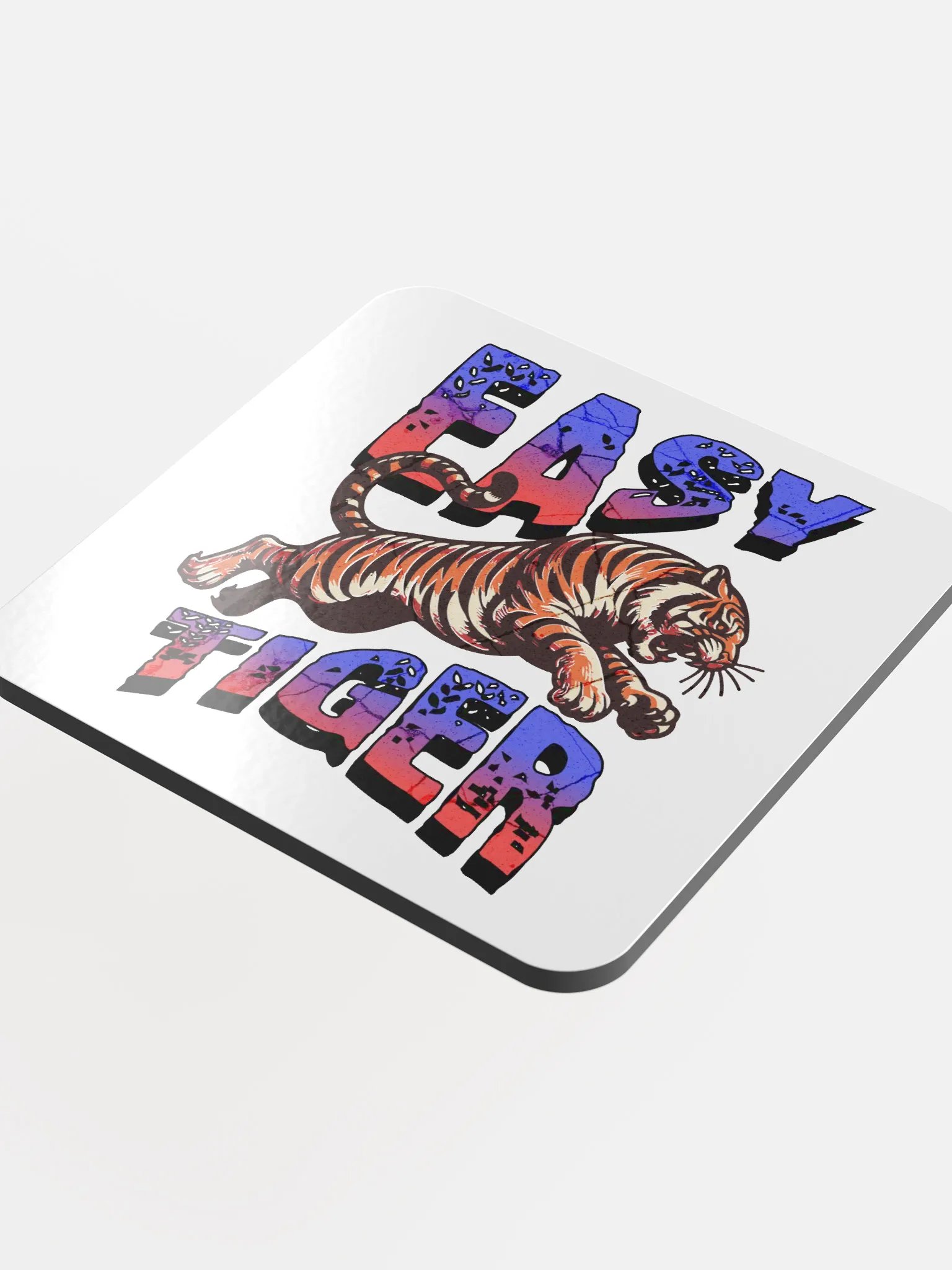 Easy Tiger Dynamic Glossed Cork Coaster product image (1)