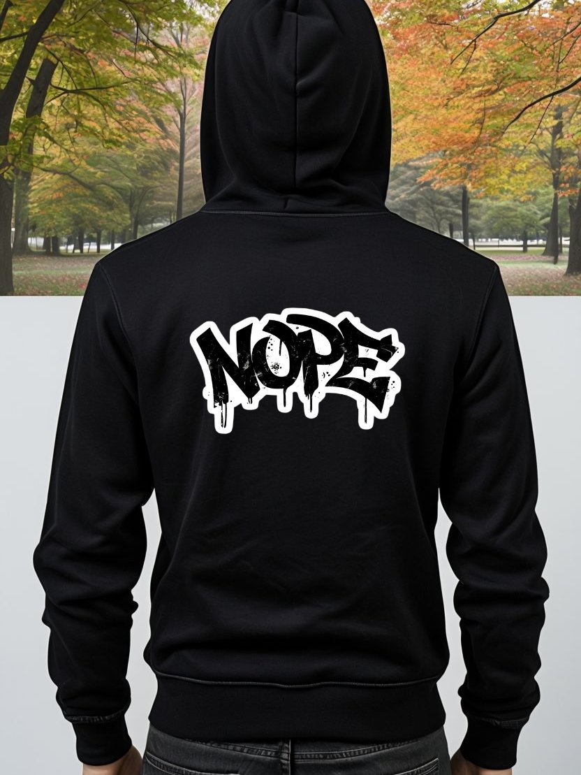NOPE Graffiti Unisex Hoodie product image (1)