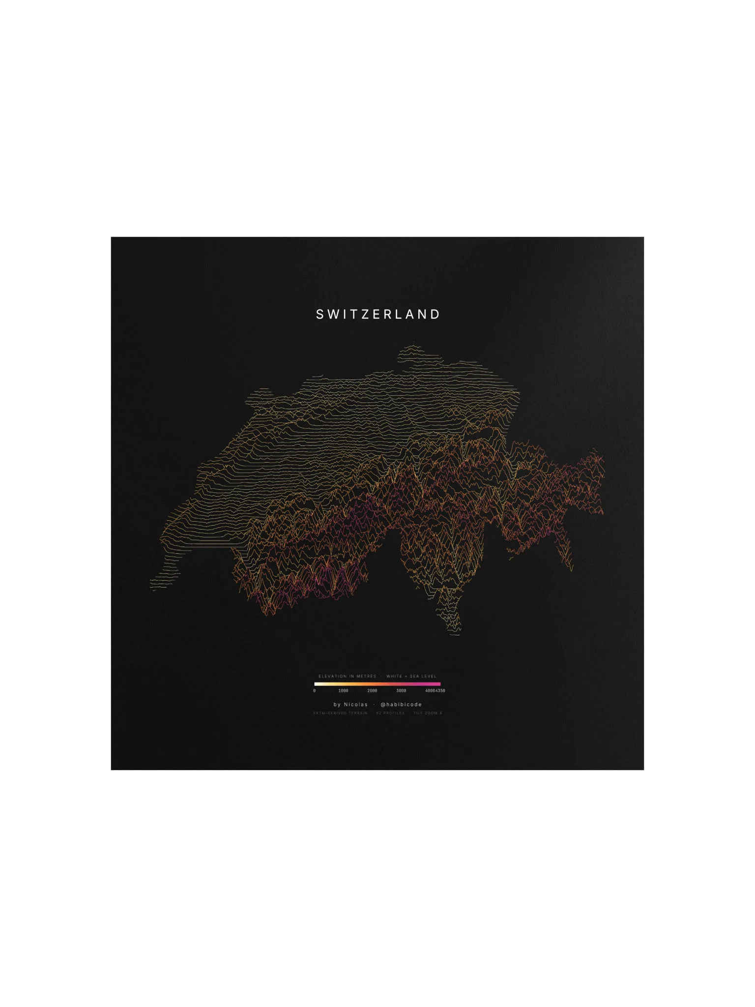 Ridgeline Poster - Switzerland product image (1)