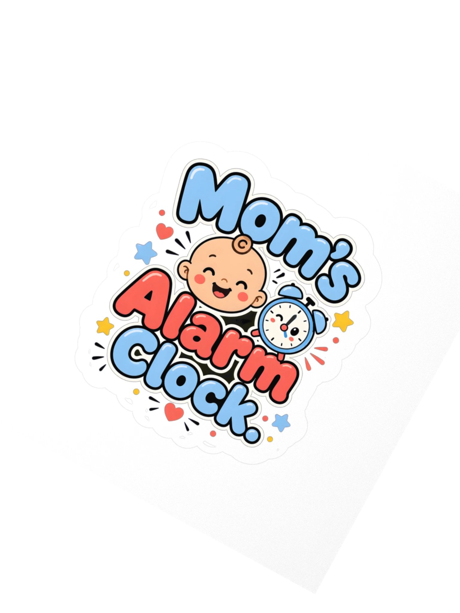 Mom's Alarm Clock Sticker product image (2)
