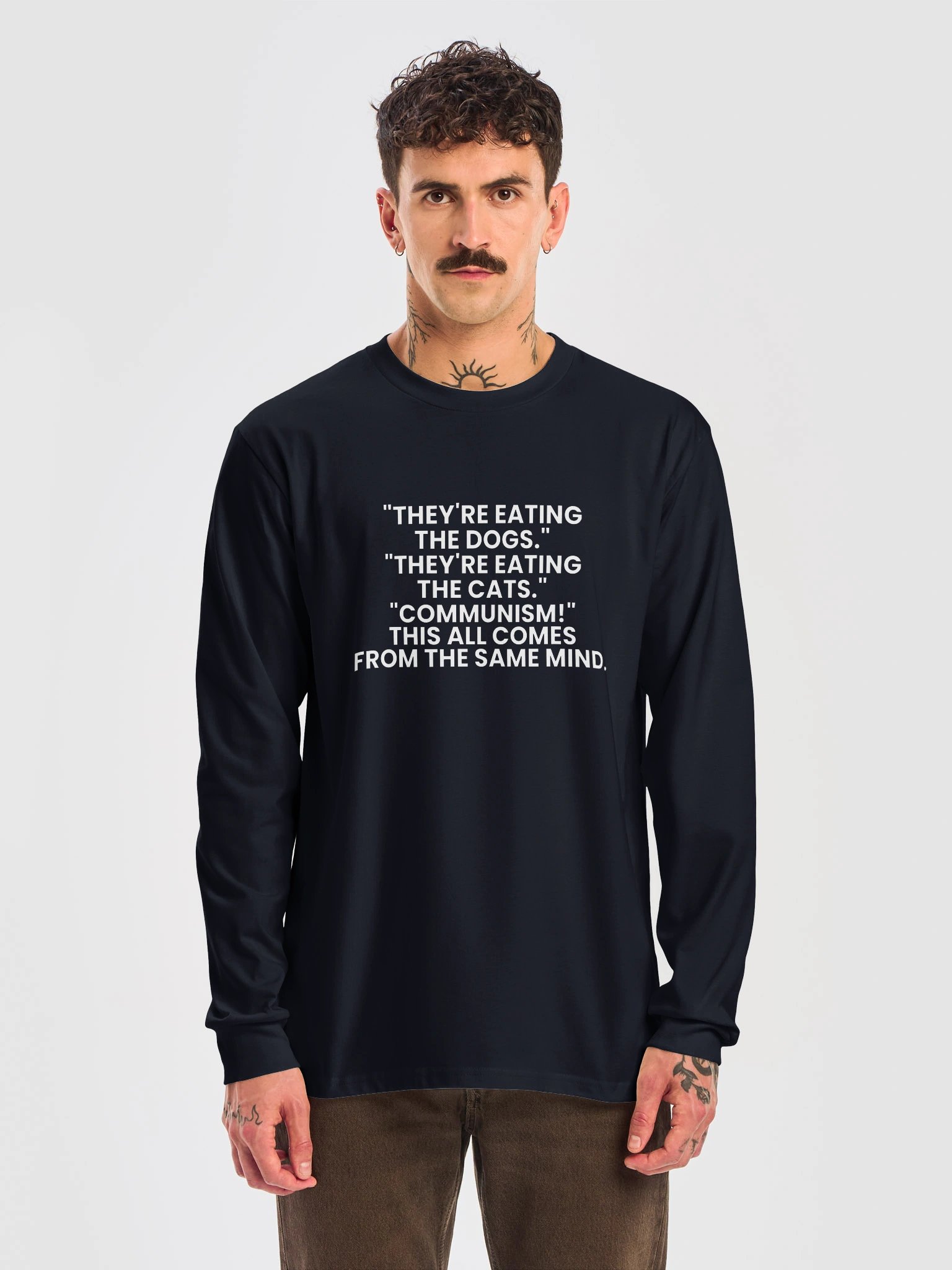 They're Eating the Dogs Long Sleeve T-Shirt product image (1)