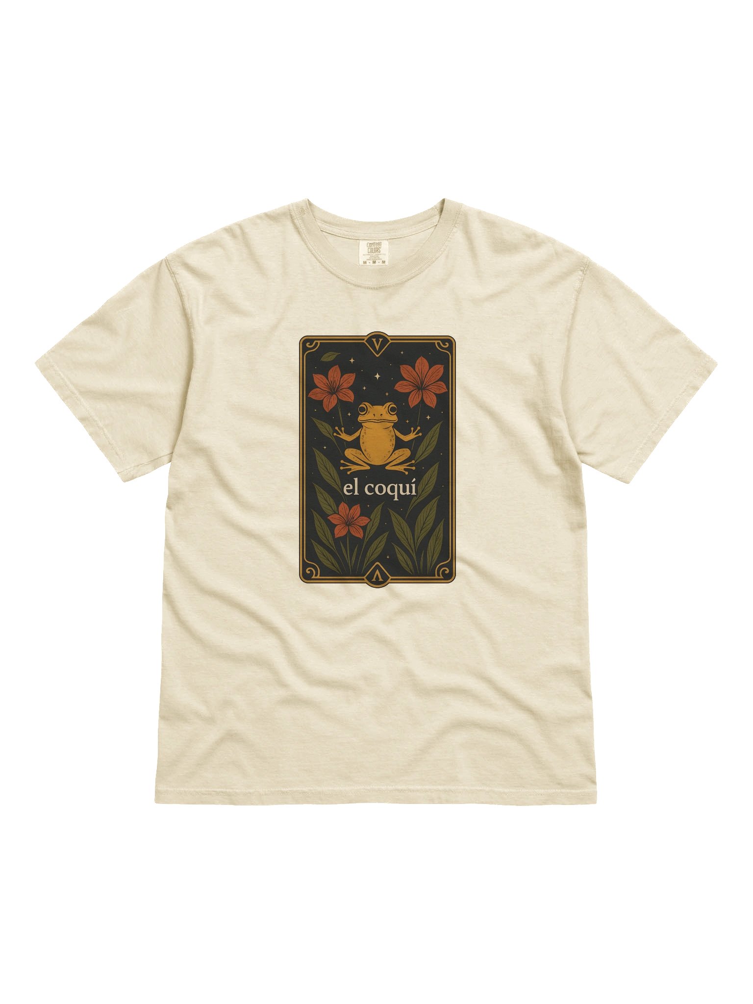 El Coquí Carta Tarot Camiseta Unisex product image (1)