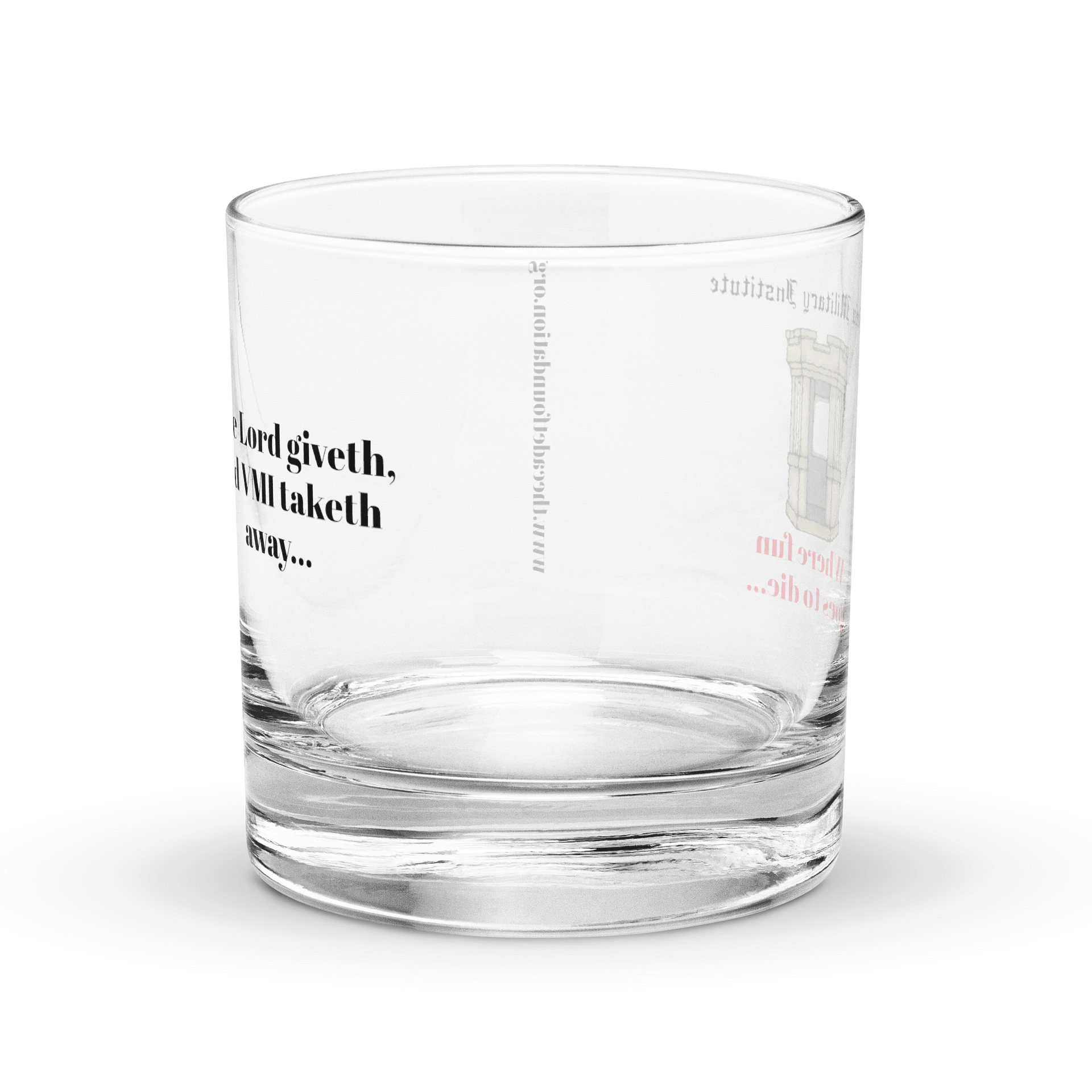Where Fun Goes to Die Rocks Glass product image (4)