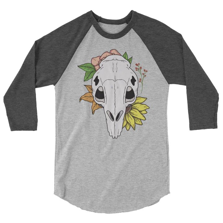 Capy Skull Raglan Tee product image (5)