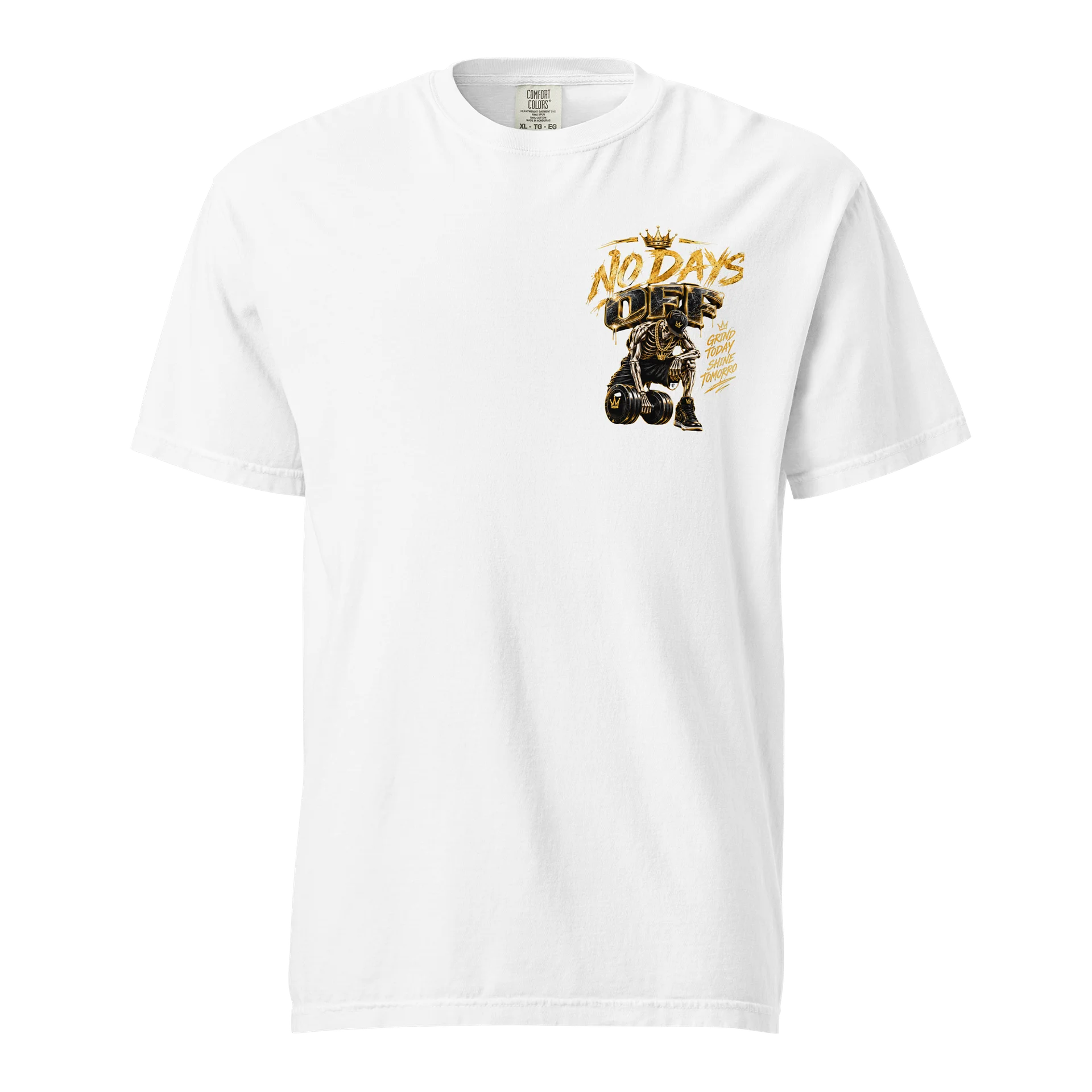 No Days Off Skeleton Gym Tee product image (1)