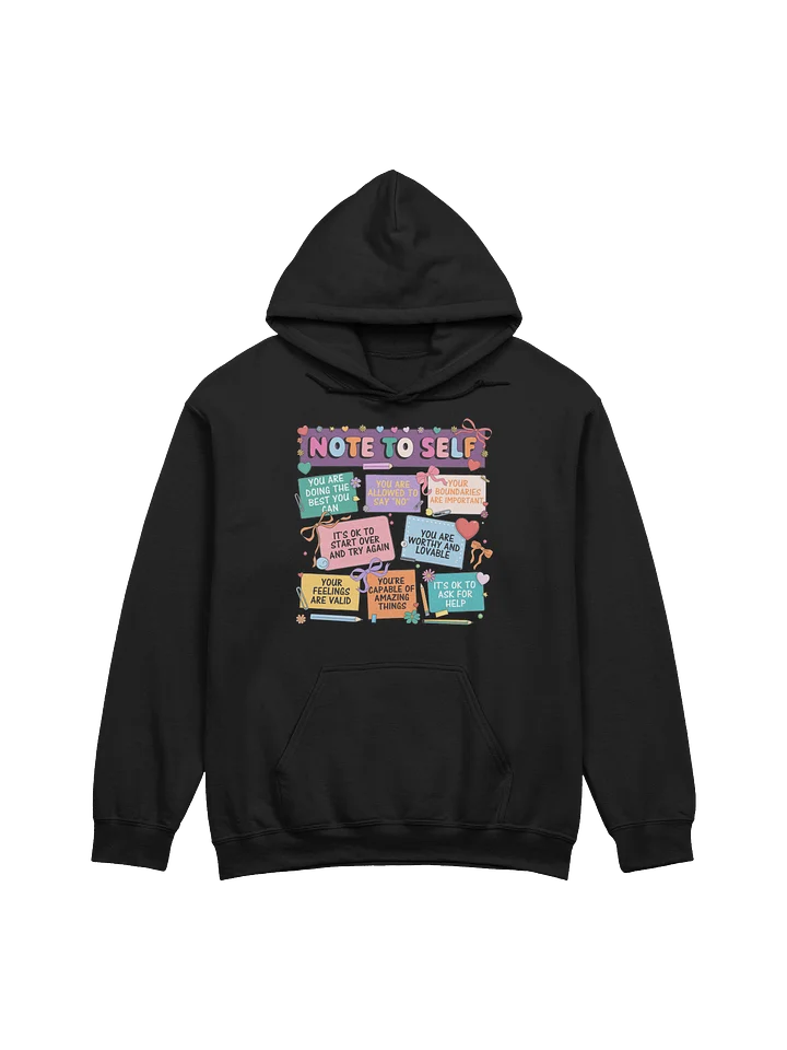 Note To Self – Mental Health Awareness Hoodie product image (1)