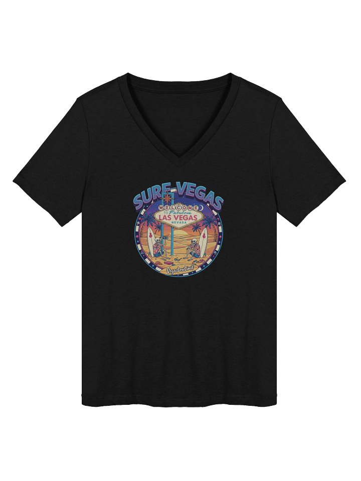 Surf Vegas Relaxed V-Neck Tee product image (2)