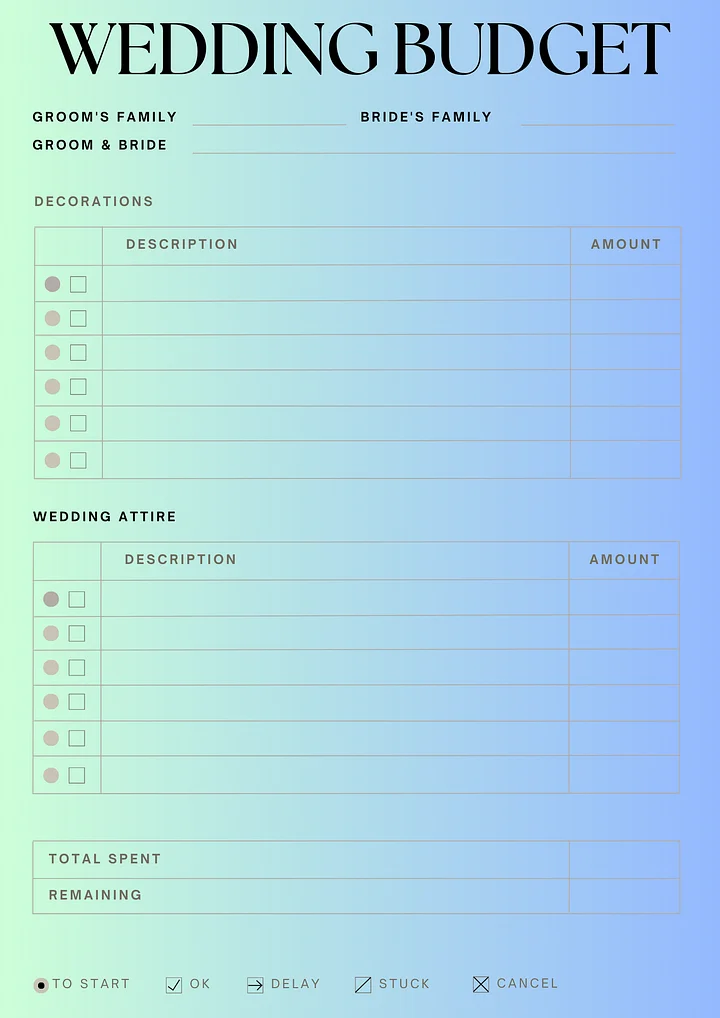 Wedding Budget Planner product image (2)