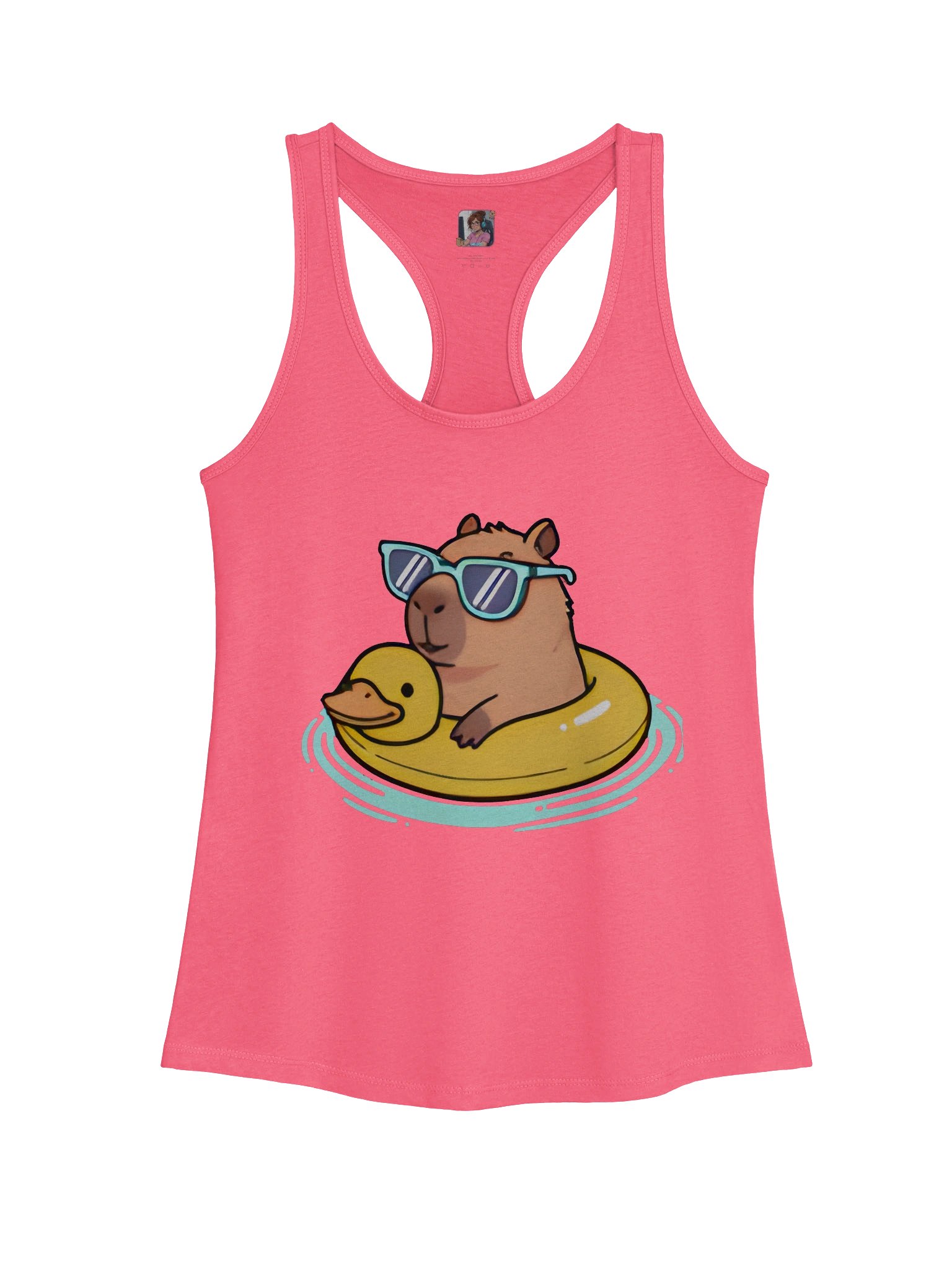 Capy Pool Tank Top product image (1)
