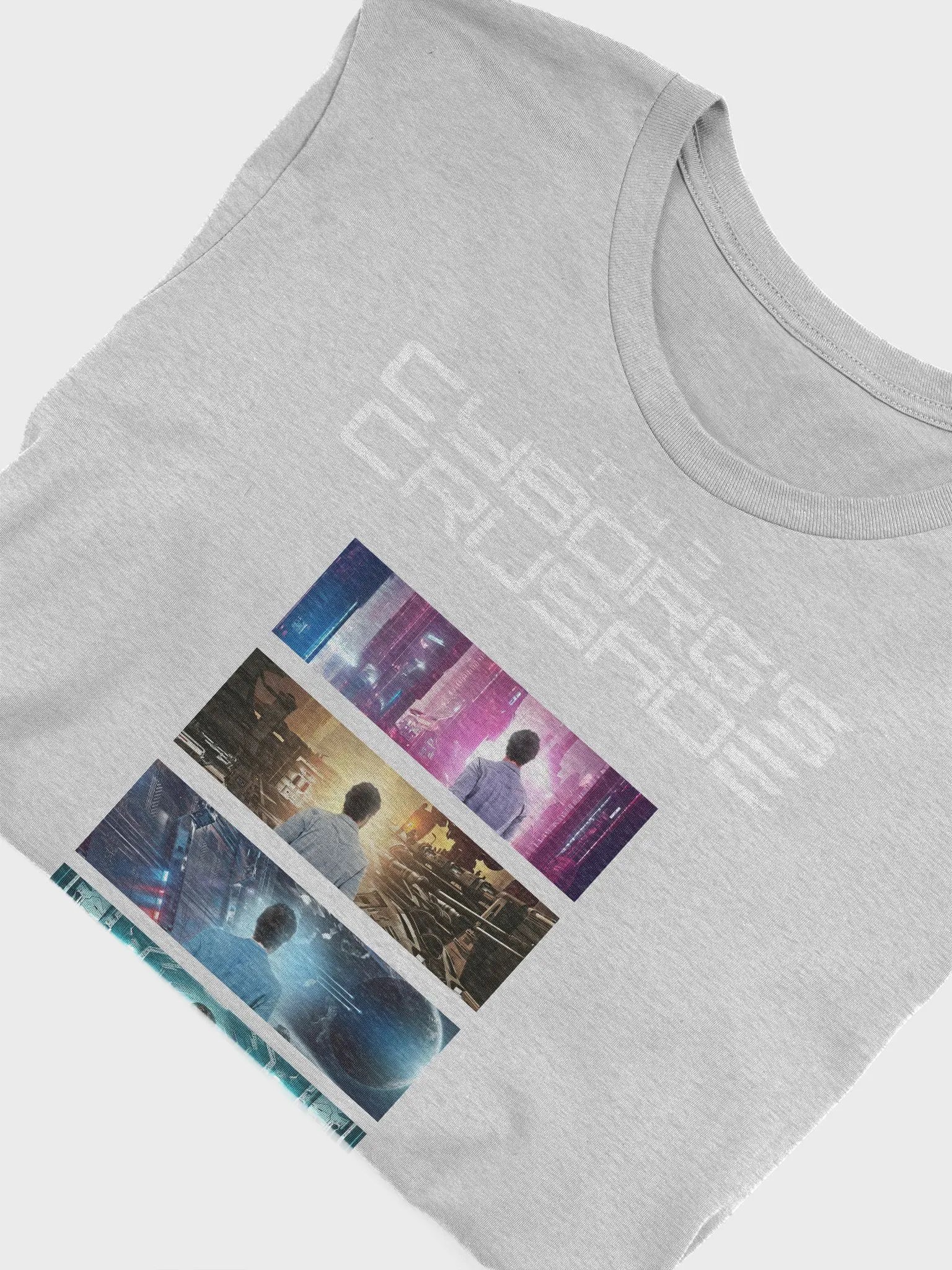 The Cyborg's Crusade White Logo Bella + Canvas Supersoft T-shirt product image (5)