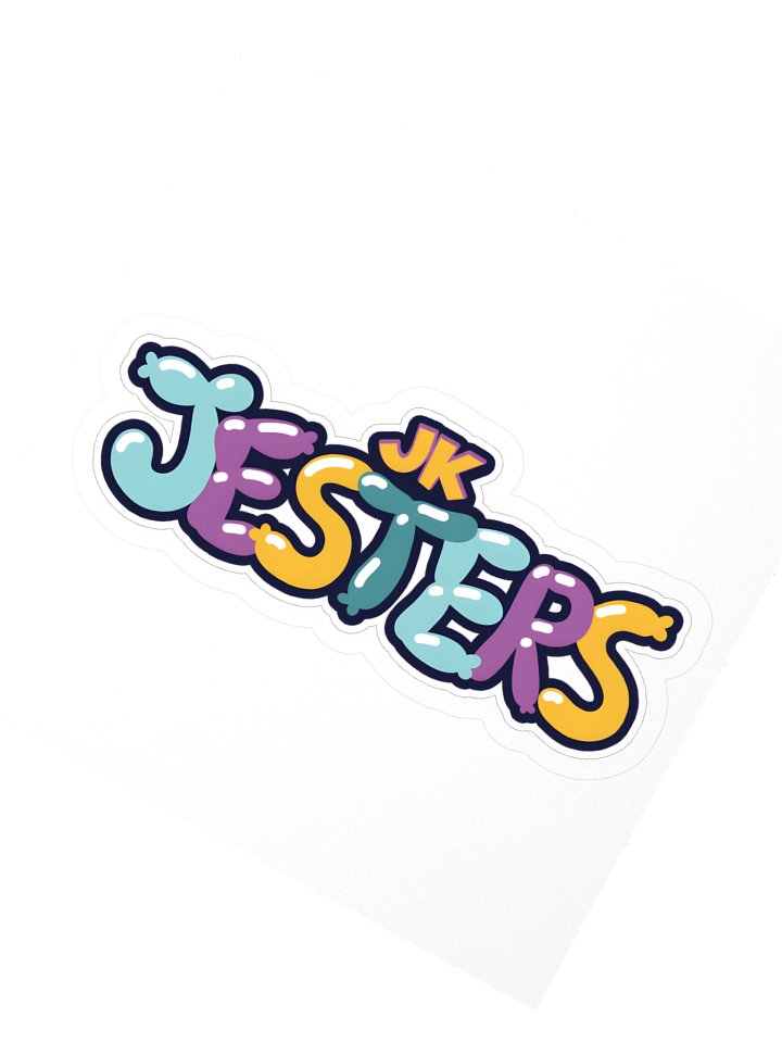 JK Jesters Wide Logo Sticker product image (2)