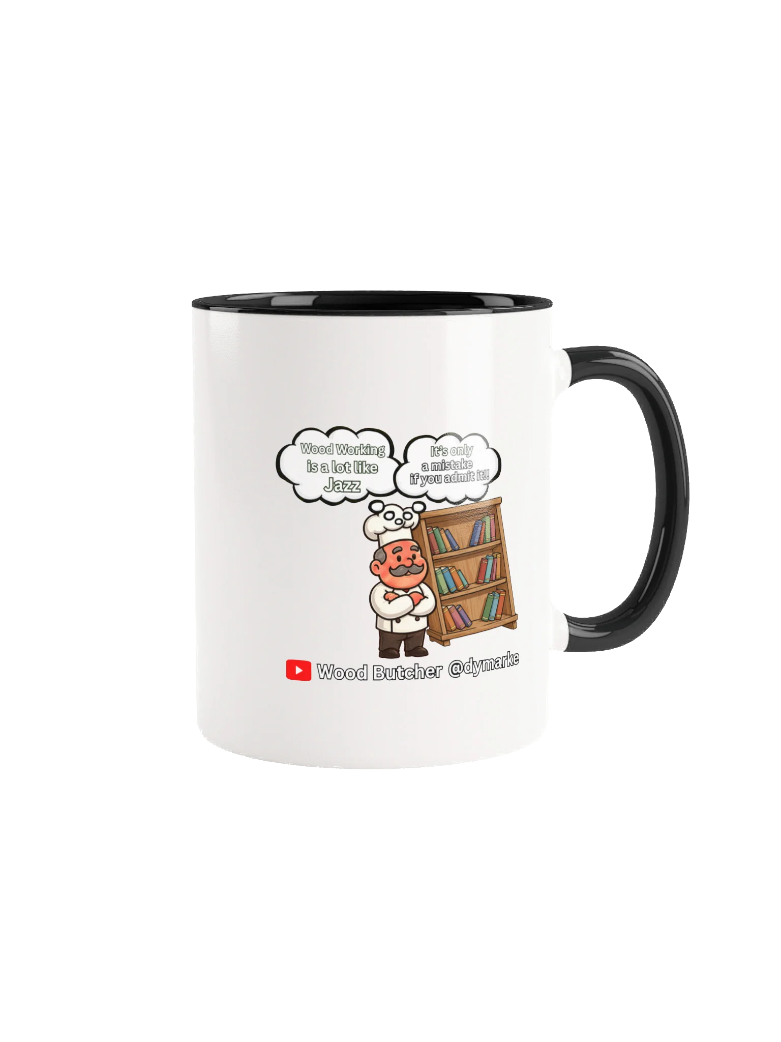 Wood Butcher gets philosophical Mug product image (7)