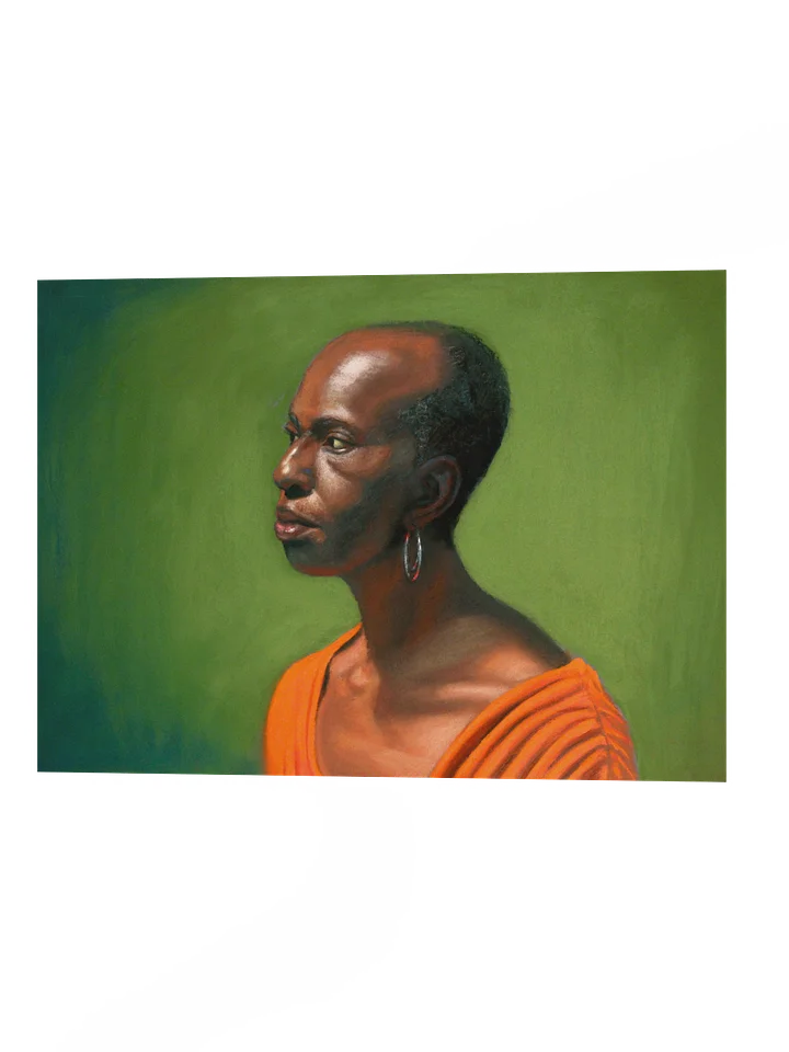 ART BY TIM: "Mona" Pastel Portrait Drawing (Print) product image (1)