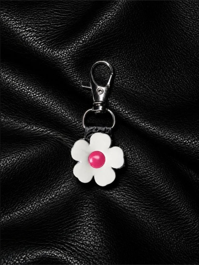Leather Charm Keychains