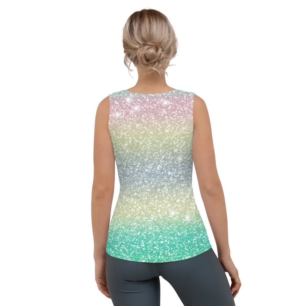 Glitter Unicorn Texture Design Tank Top (1) product image (4)