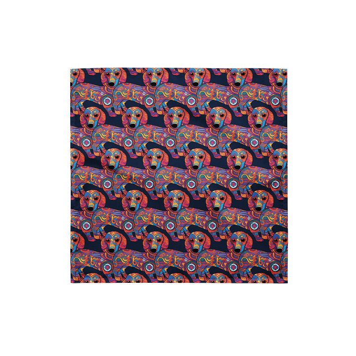 Psychedelic Dachshund #2 - Bandana product image (1)