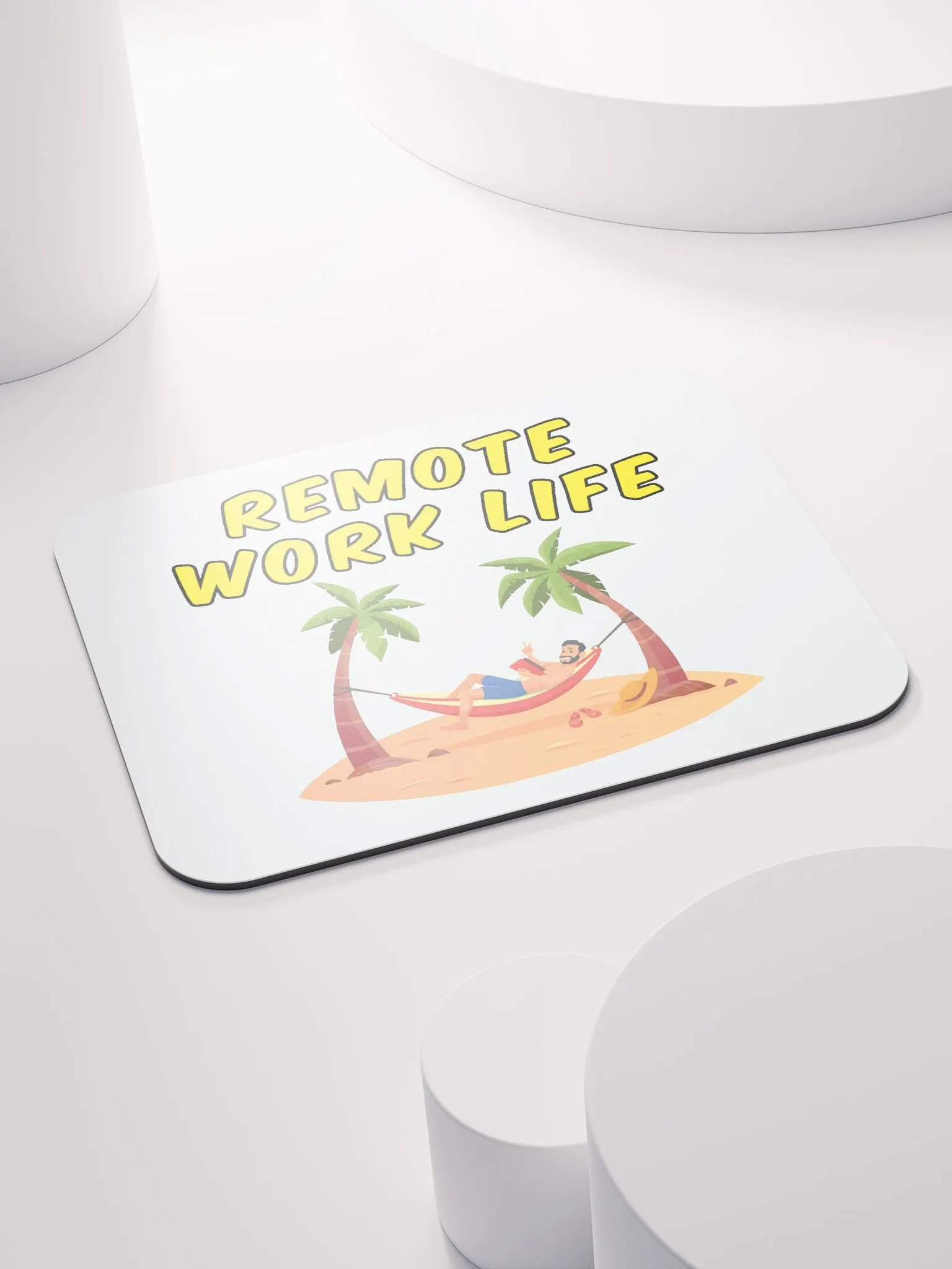 Remote Work Life Mousepad product image (4)