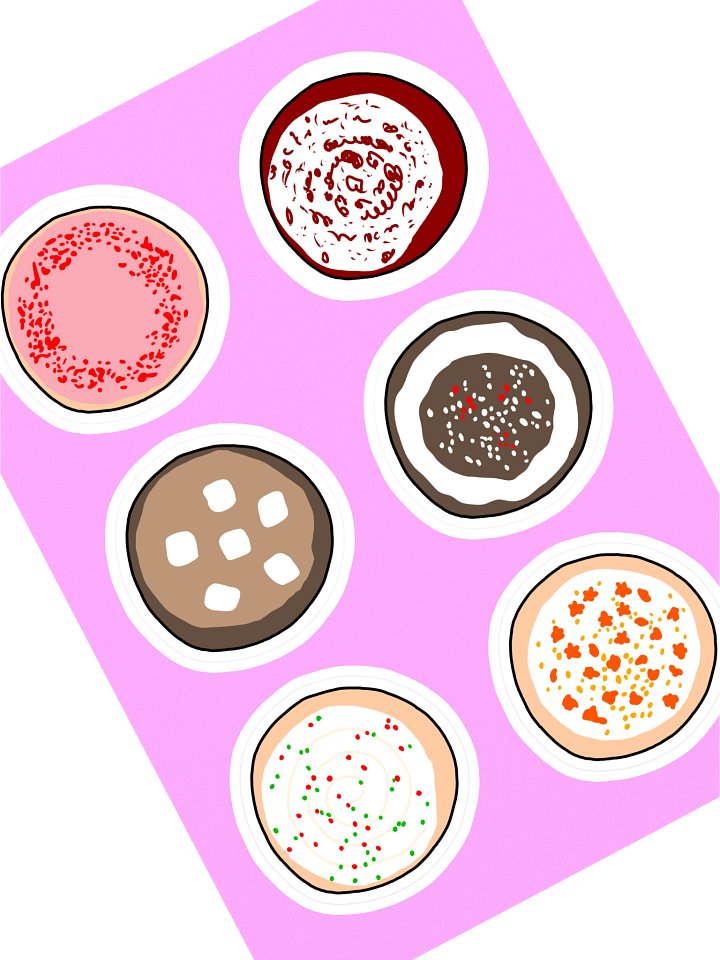Crumble Cookies sticker sheet product image (1)
