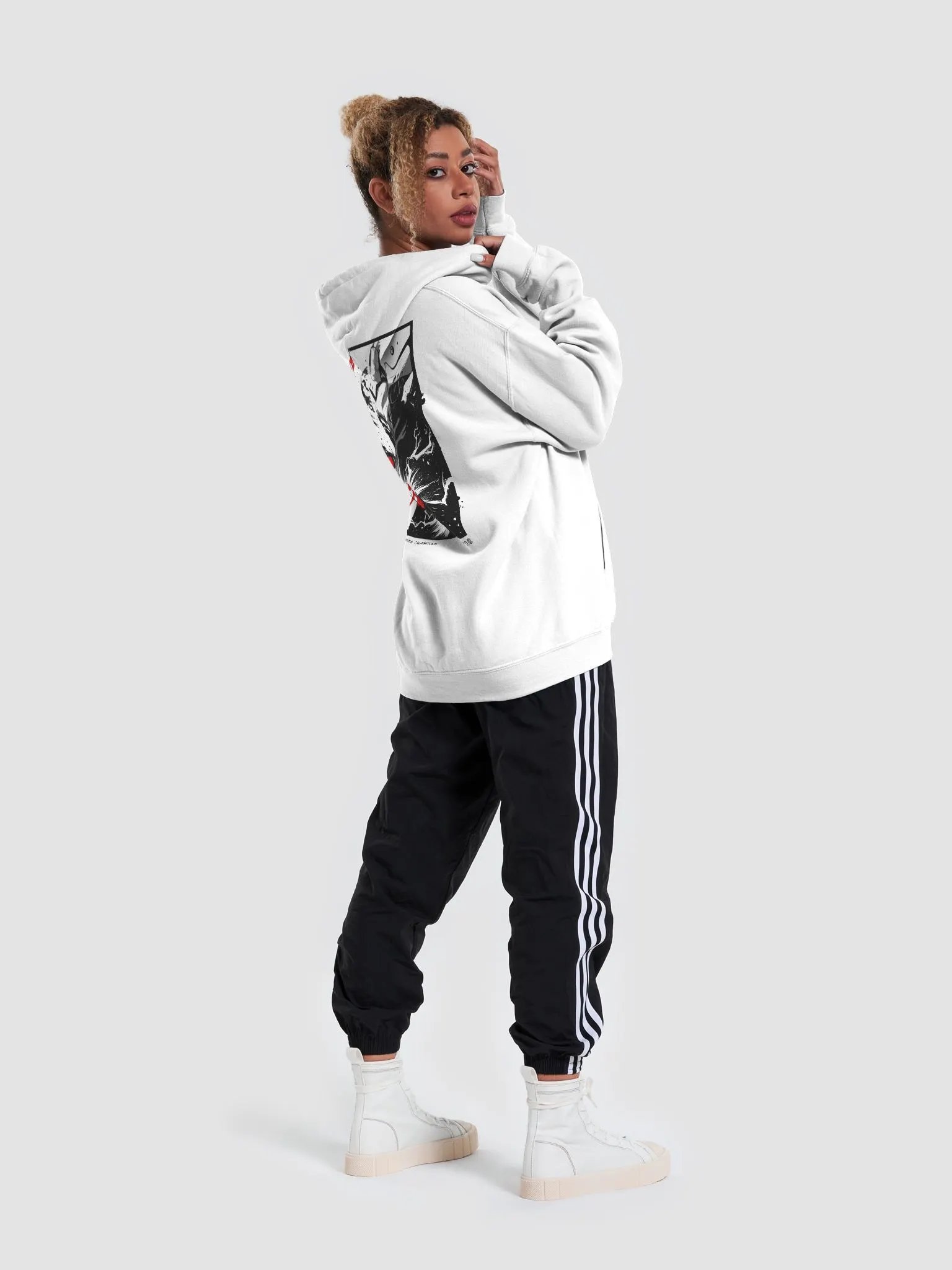 The Wild Card Return Premium Hoodie (White) product image (5)