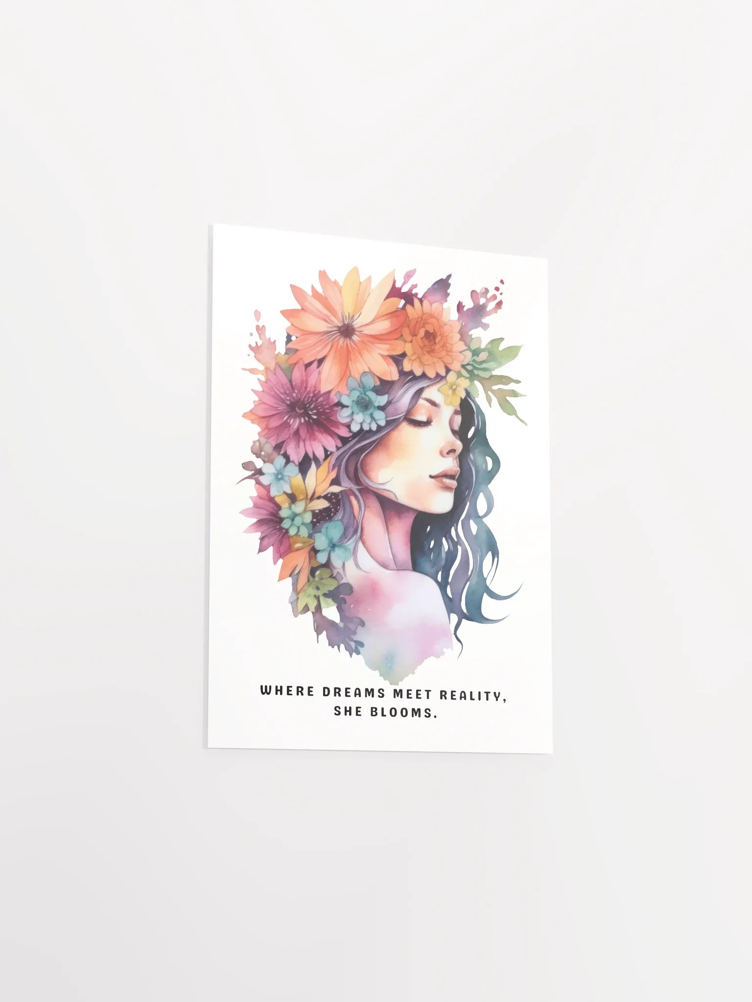 Ethereal Bloom Watercolor Poster product image (3)
