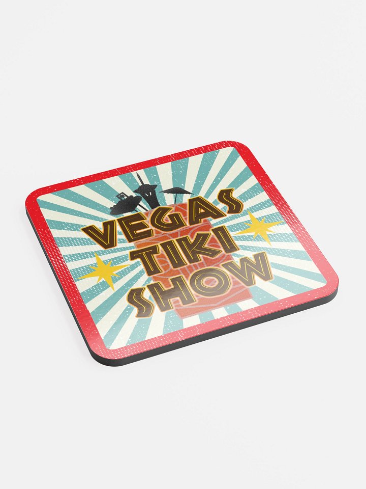 The Vegas Tiki Show Cork Coaster product image (2)