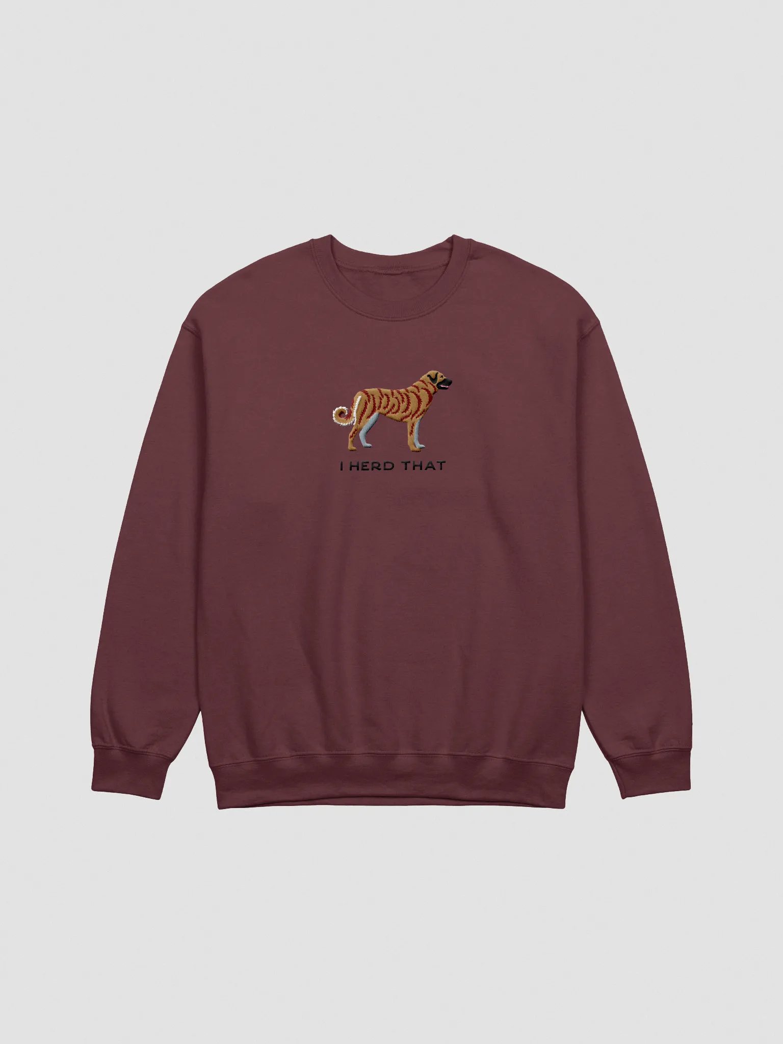 I Herd That Sweatshirt (Embroidered) of an Anatolian Shepherd Dog(Brindle) product image (3)