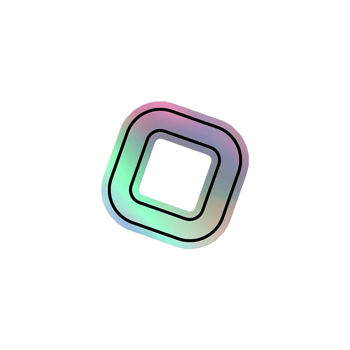 Squircle Sticker (Holo) product image (1)