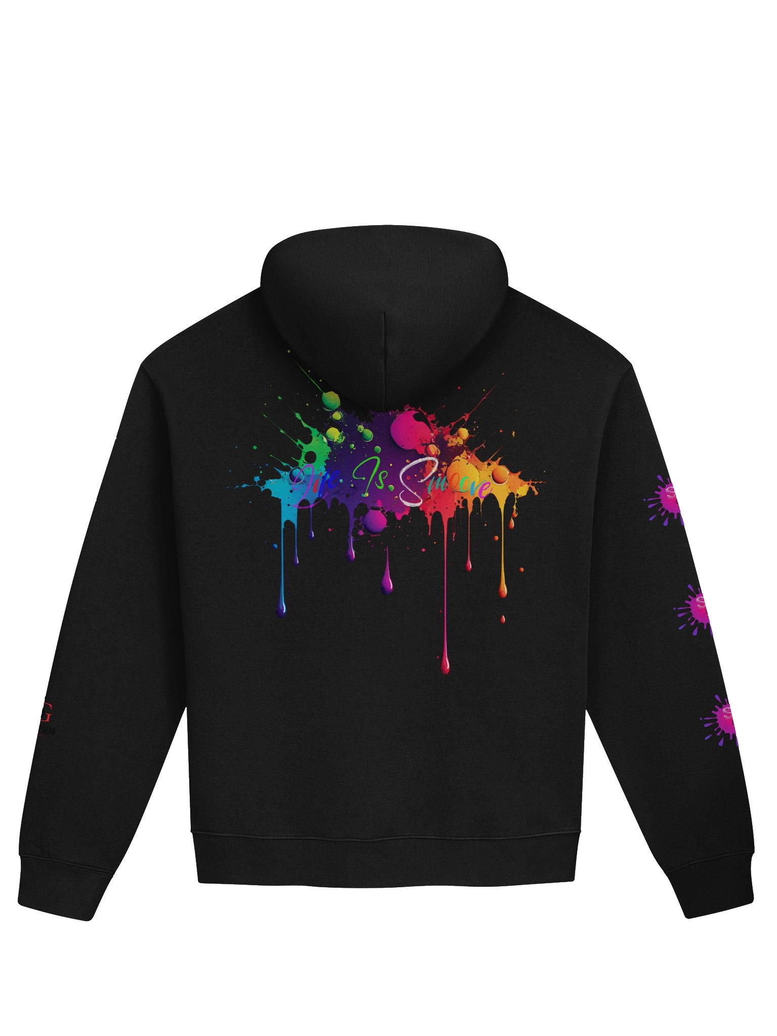 Graffiti Splash Relaxed Hoodie product image (6)