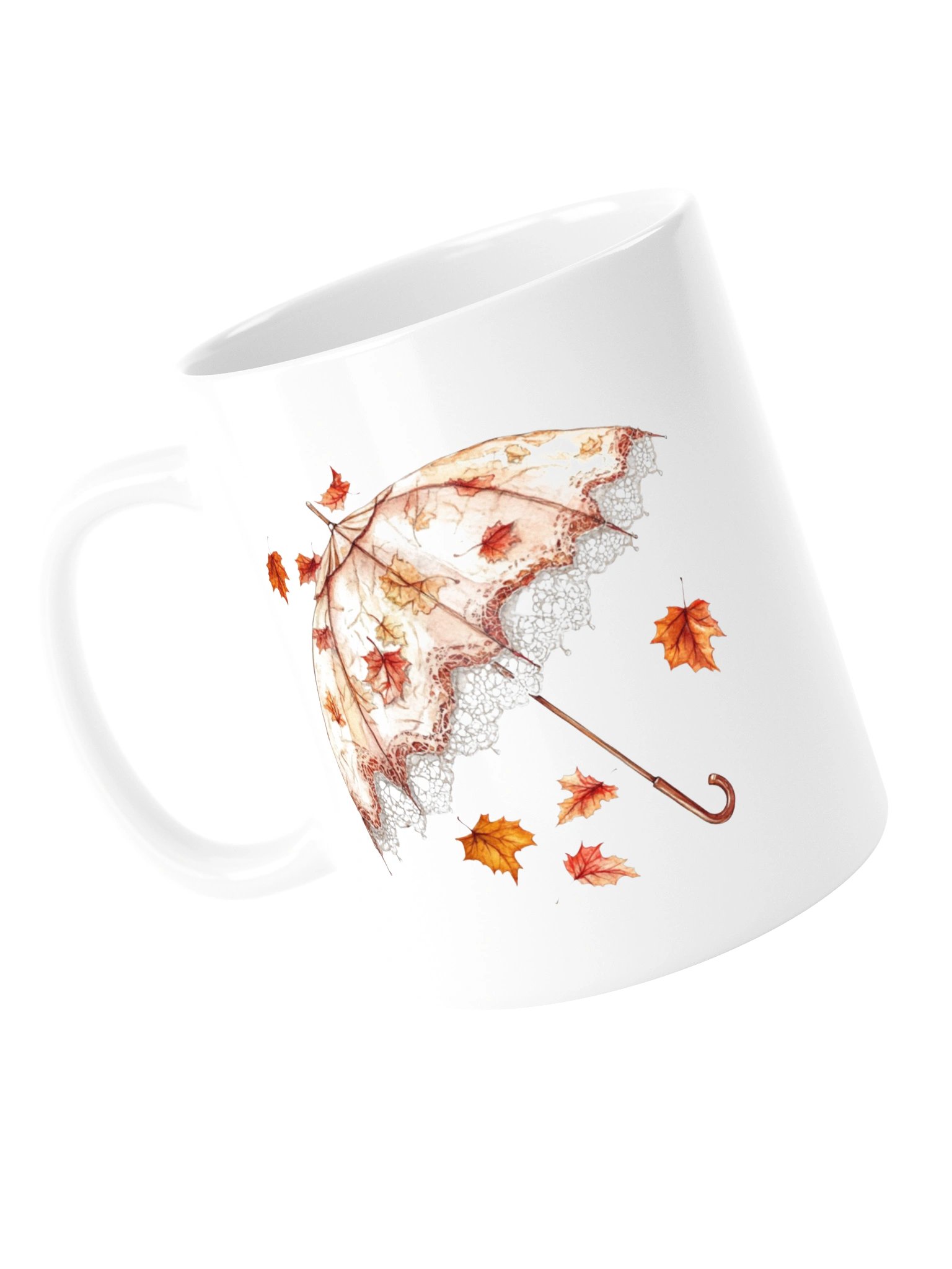 Golden Leaf Umbrella Mug — The Quiet Parlor Collection product image (5)