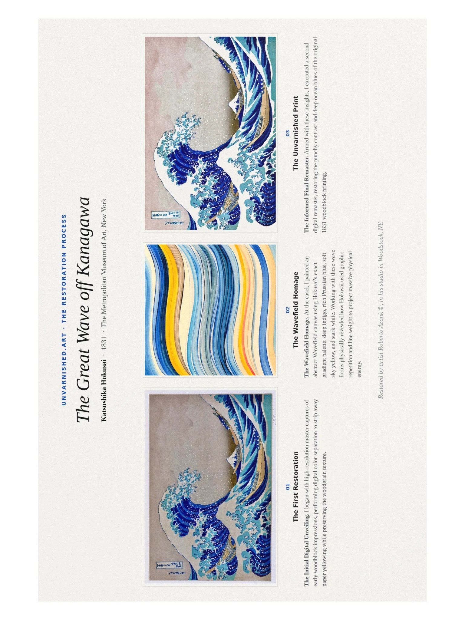 The Great Wave off Kanagawa — Process Poster product image (1)