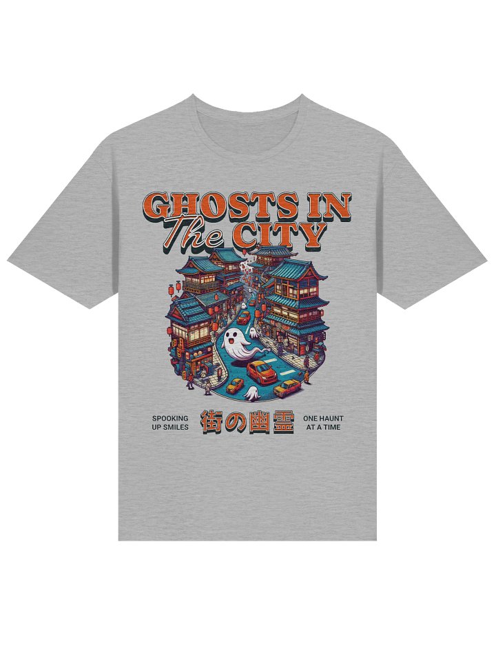 Ghosts in the City Spooking Up Smiles T-Shirt - Gildan Softstyle product image (2)