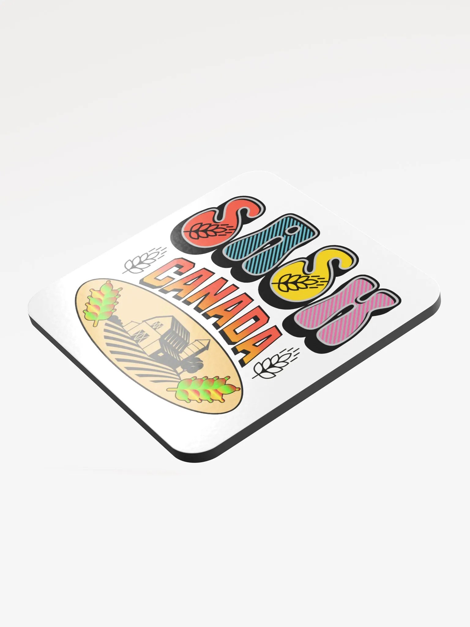 Sask Canada Barn Coaster Set product image (4)