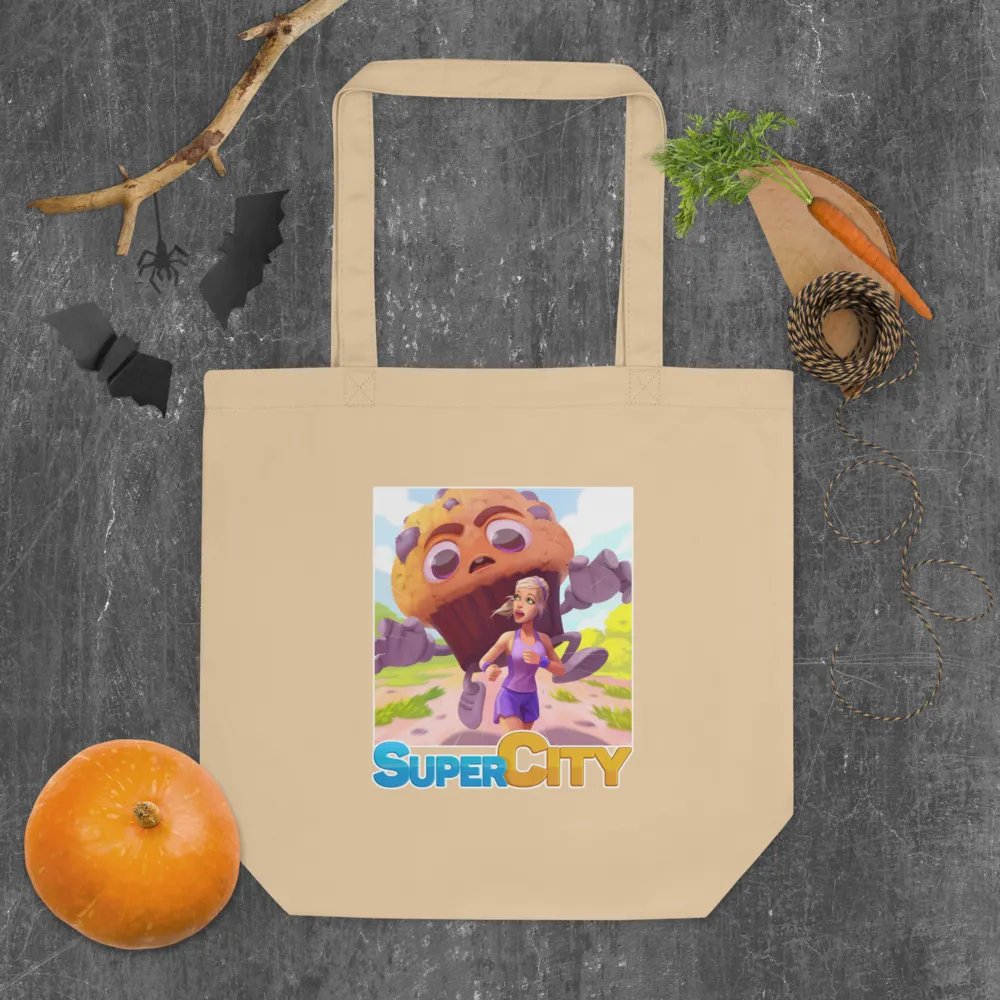 Super City Cupcake Runner Eco-Friendly Tote Bag product image (6)