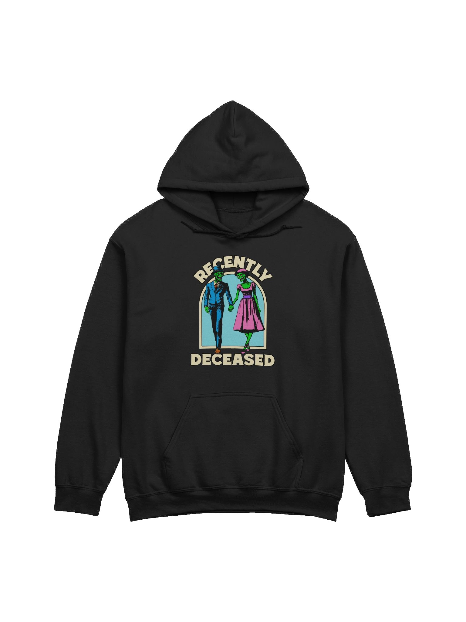 [UM Designs] Recently Deceased- Unisex Pullover Graphic Hoodie product image (1)