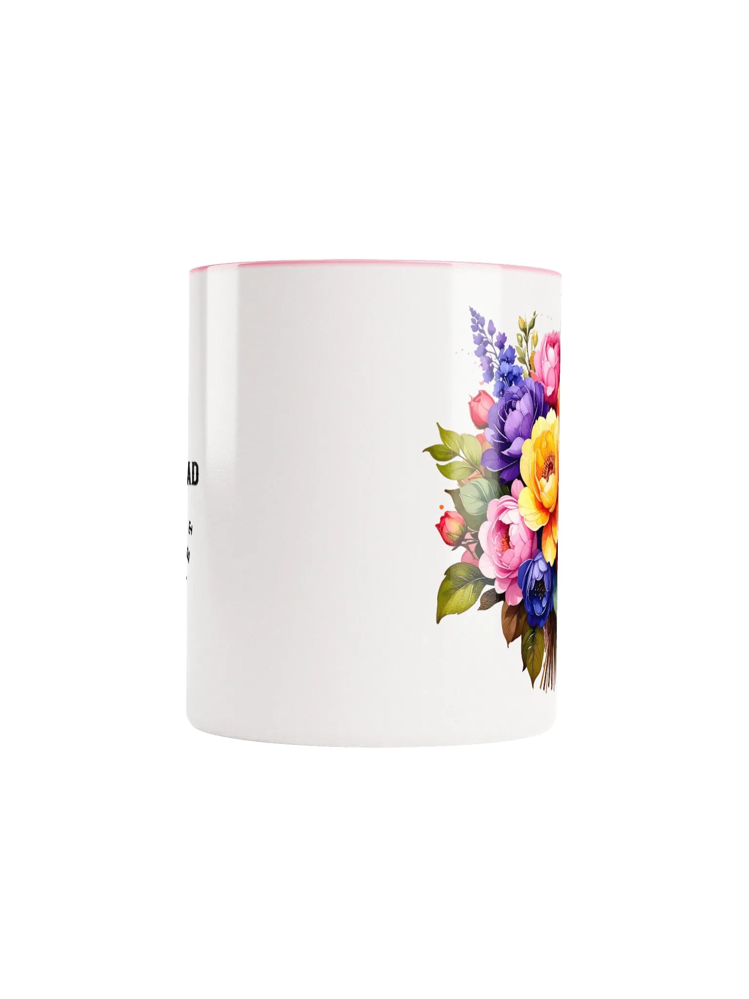 Columbia Road Market Peek-a-Boo Ceramic Mug (Pink Floral) product image (5)