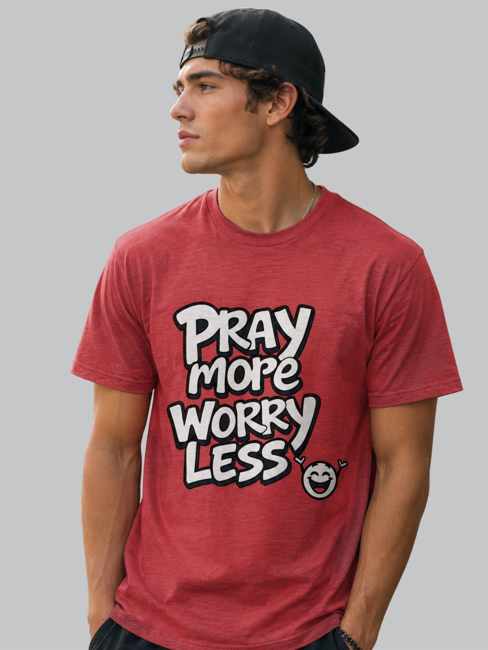 Pray More Worry Less T-shirt product image (1)